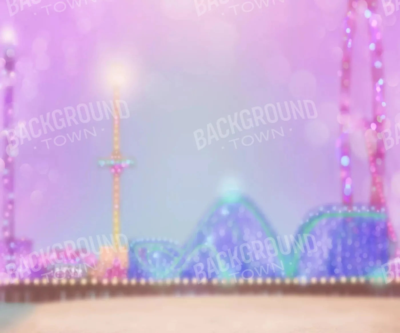 Playful Carnival Pier Backdrop for Photography
