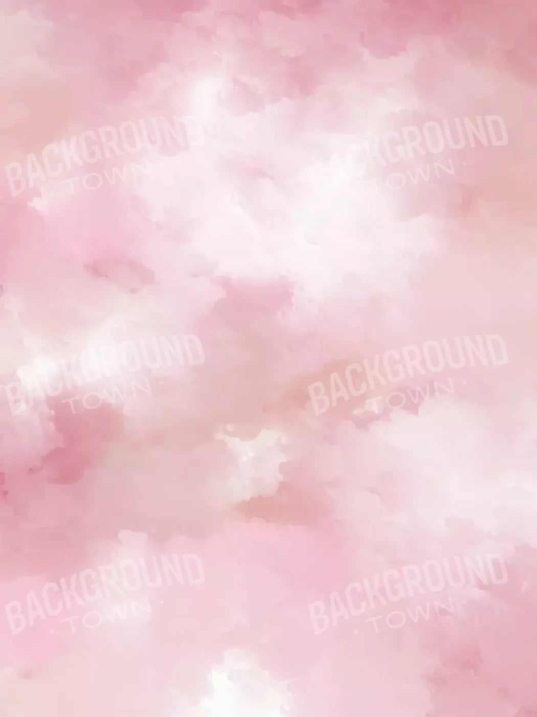 Cotton Candy Pink Sky 5’X6’8 Fleece (60 X 80 Inch) Backdrop