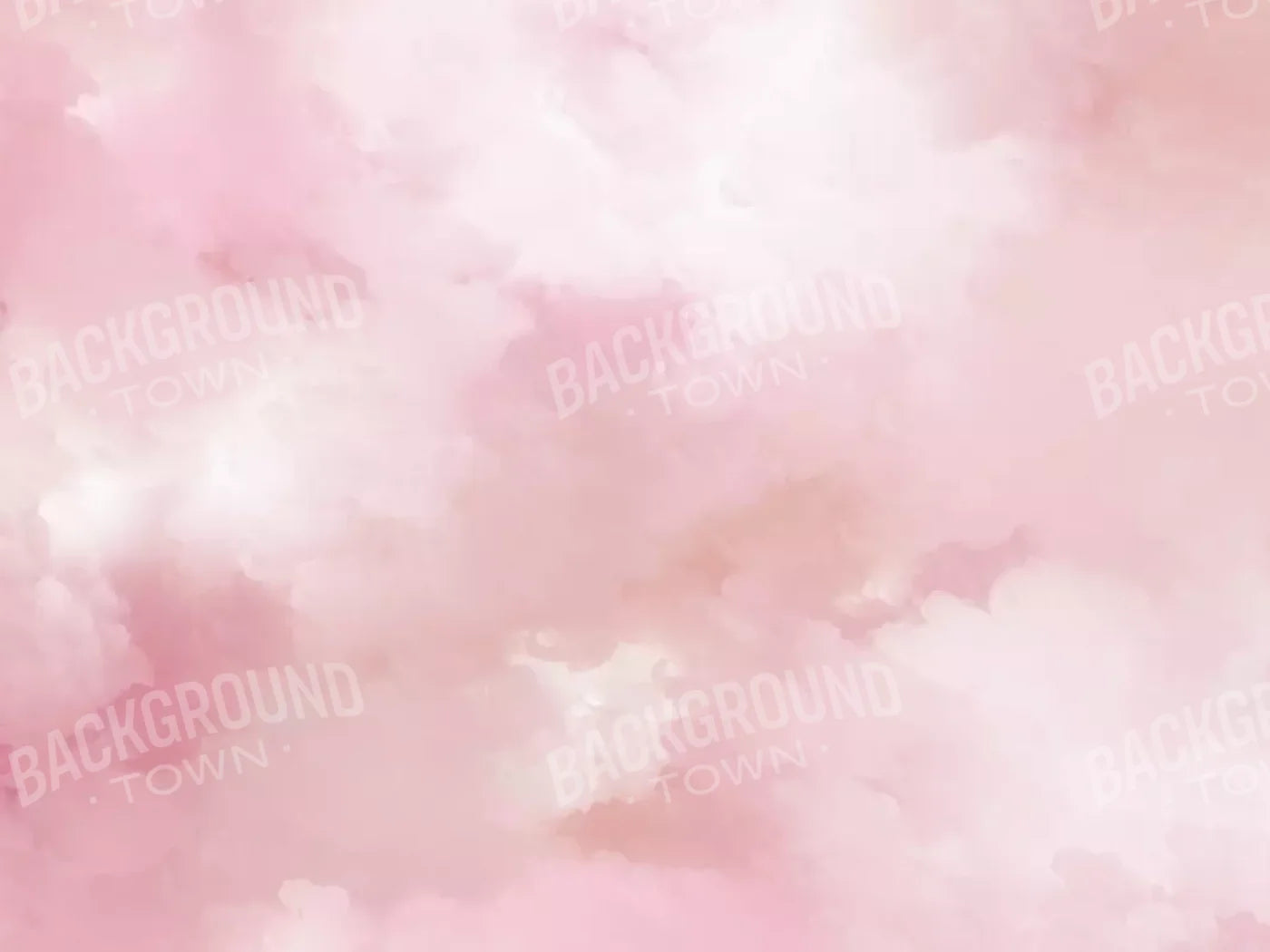 Cotton Candy Pink Sky 6’8X5’ Fleece (80 X 60 Inch) Backdrop