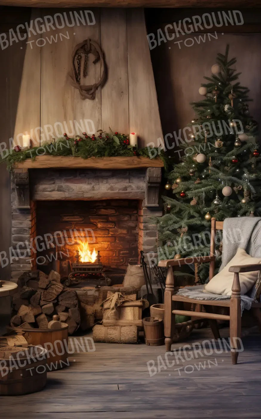 Country Christmas II 5’x8’ UltraCloth (60 x 96 inch) Backdrop