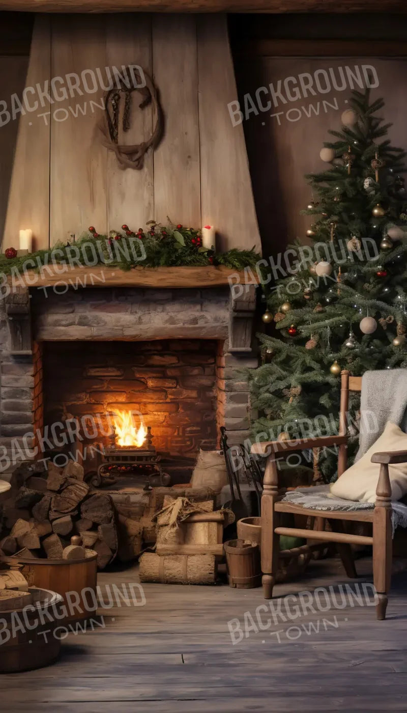 Country Christmas II 8’x14’ UltraCloth (96 x 168 inch) Backdrop