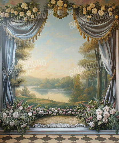 Brown , Blue , Gray   Backdrop for Photography
