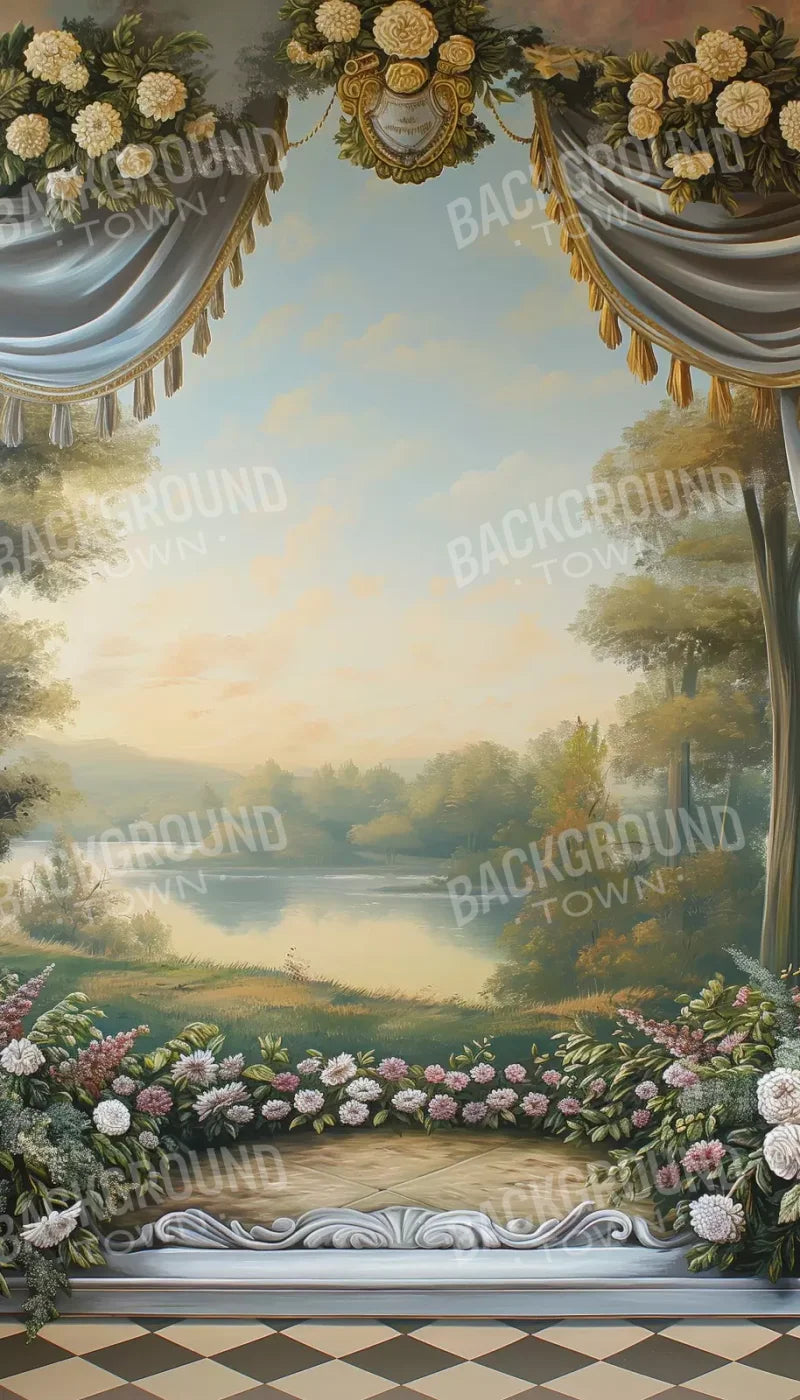 Country Garden Scenic 8’X14’ Ultracloth (96 X 168 Inch) Backdrop