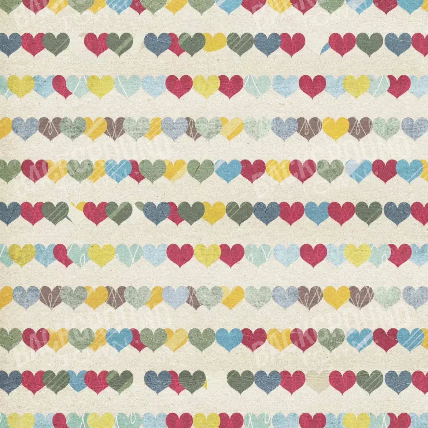 Country Hearts 10X10 Ultracloth ( 120 X Inch ) Backdrop