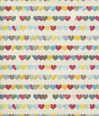 Country Hearts 10X12 Ultracloth ( 120 X 144 Inch ) Backdrop