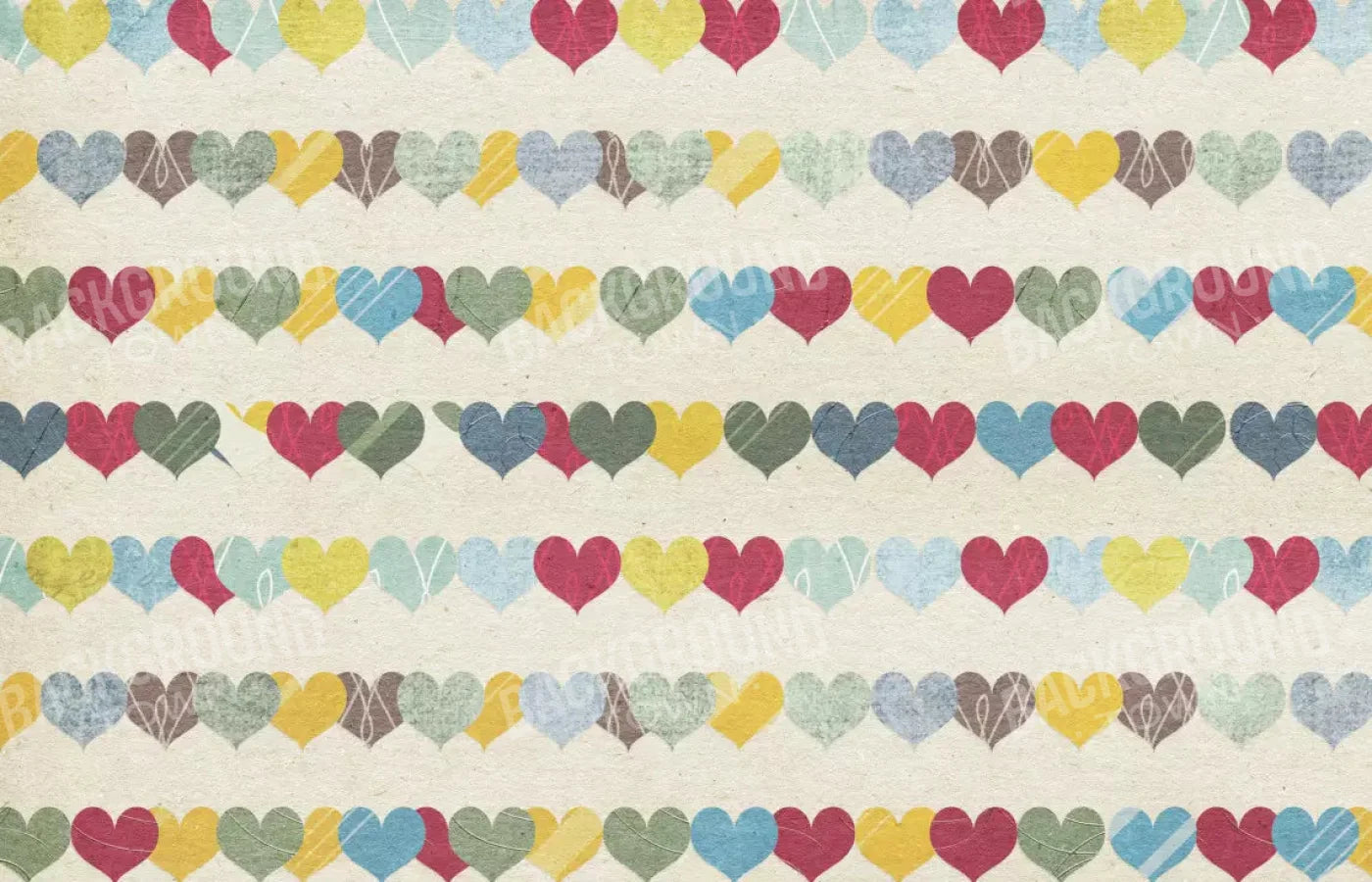 Country Hearts 12X8 Ultracloth ( 144 X 96 Inch ) Backdrop