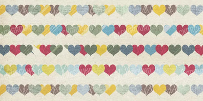 Country Hearts 20X10 Ultracloth ( 240 X 120 Inch ) Backdrop
