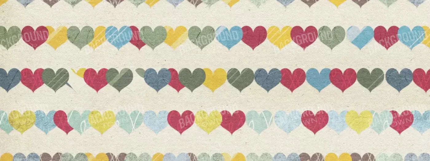 Country Hearts 20X8 Ultracloth ( 240 X 96 Inch ) Backdrop