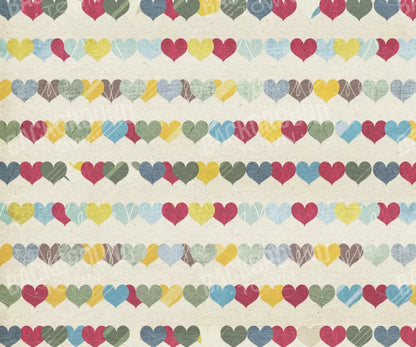 Country Hearts 5X42 Fleece ( 60 X 50 Inch ) Backdrop
