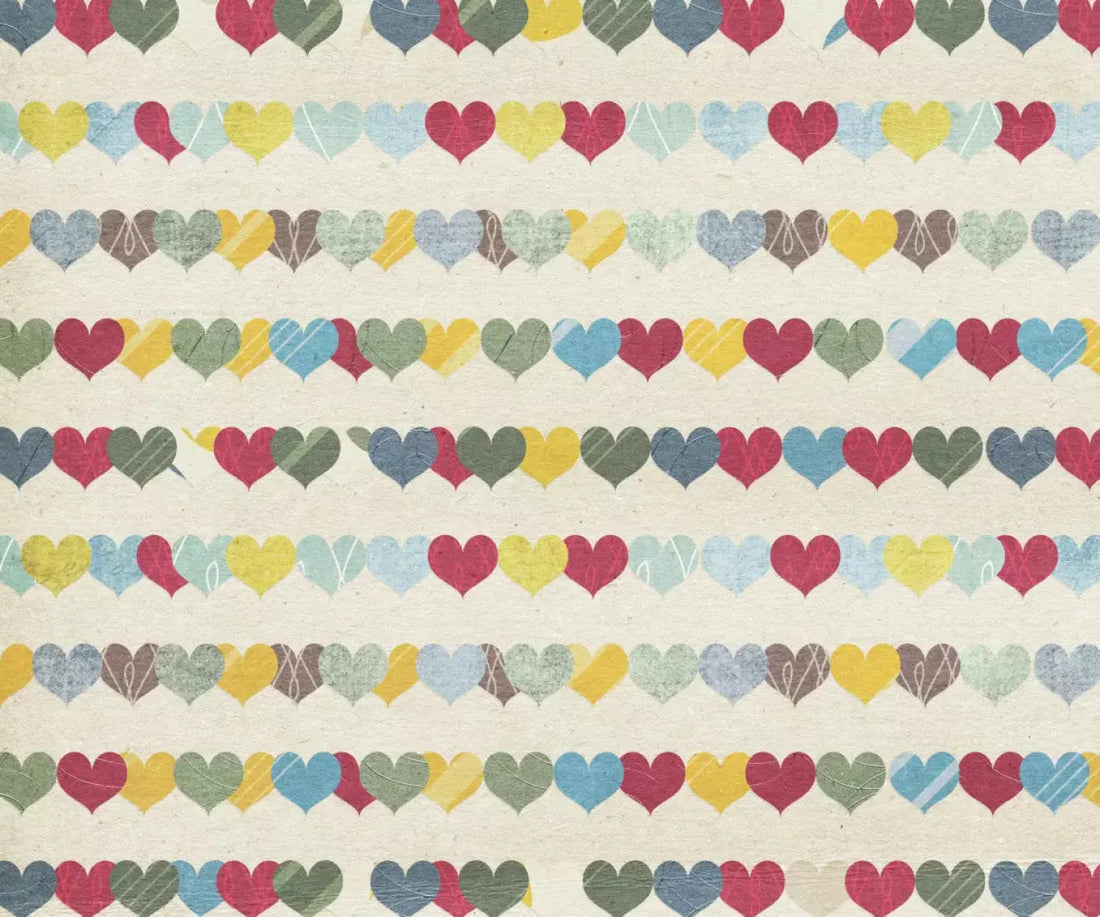 Country Hearts 5X42 Fleece ( 60 X 50 Inch ) Backdrop