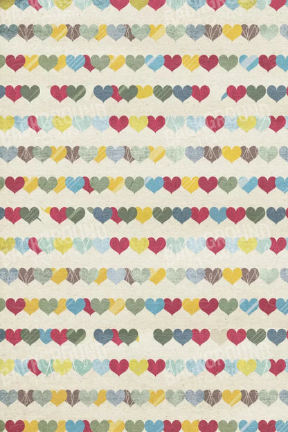 Country Hearts 5X8 Ultracloth ( 60 X 96 Inch ) Backdrop