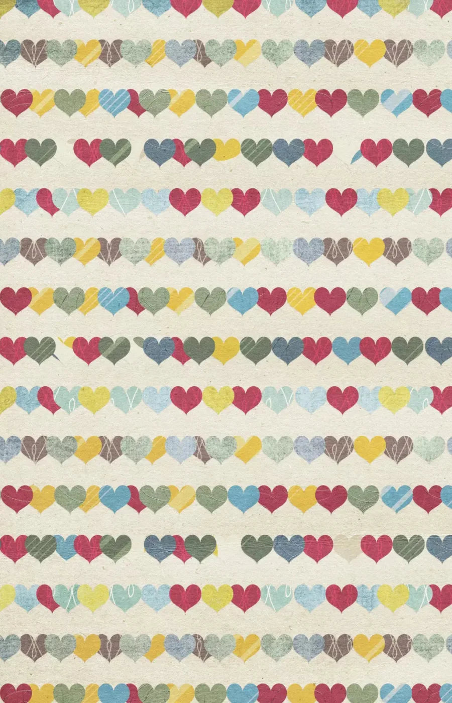 Country Hearts 8X12 Ultracloth ( 96 X 144 Inch ) Backdrop