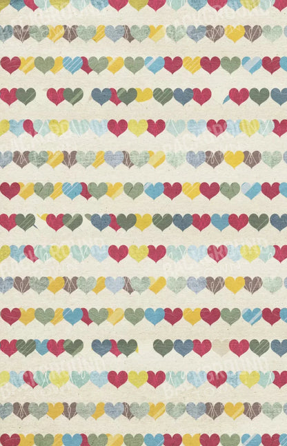 Country Hearts 8X12 Ultracloth ( 96 X 144 Inch ) Backdrop