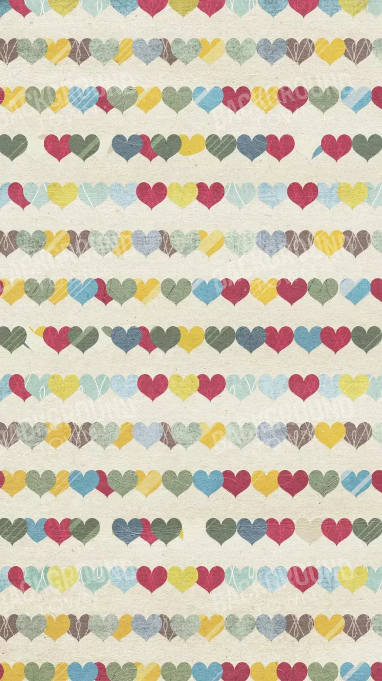 Country Hearts 8X14 Ultracloth ( 96 X 168 Inch ) Backdrop