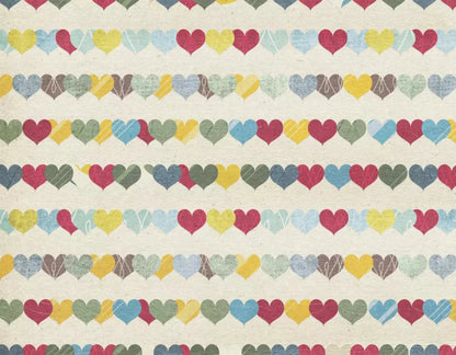 Country Hearts 8X6 Fleece ( 96 X 72 Inch ) Backdrop