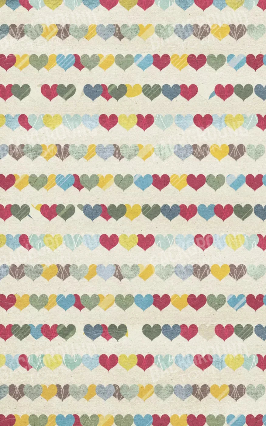 Country Hearts 9X14 Ultracloth ( 108 X 168 Inch ) Backdrop