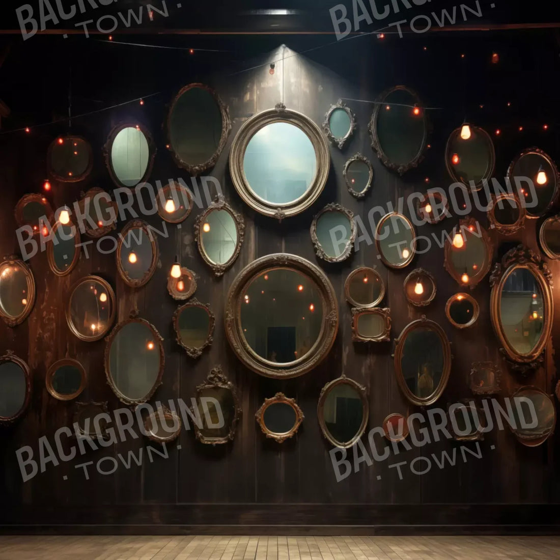 Country Mirror Stage 8’X8’ Fleece (96 X Inch) Backdrop