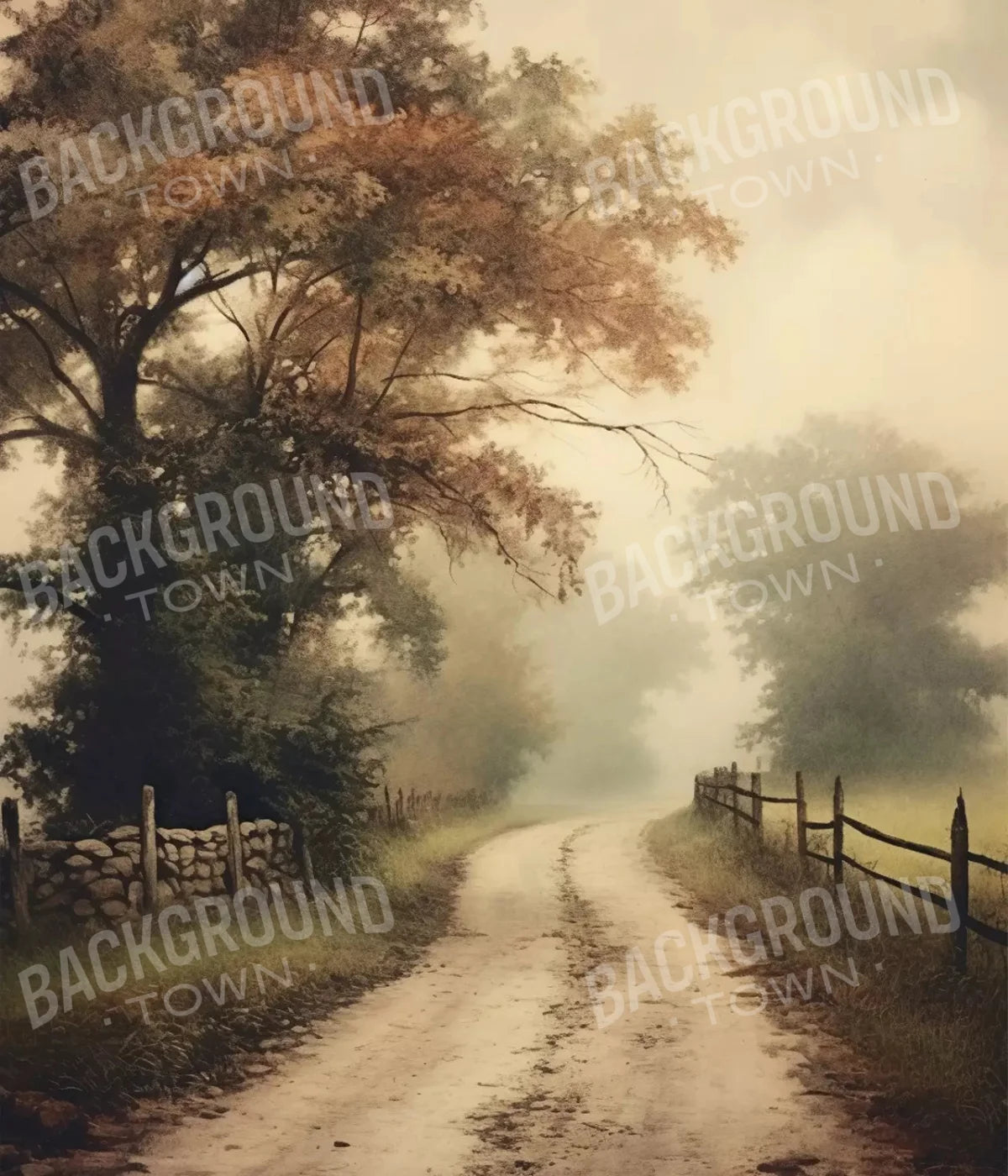 Country Road I 10X12 Ultracloth ( 120 X 144 Inch ) Backdrop