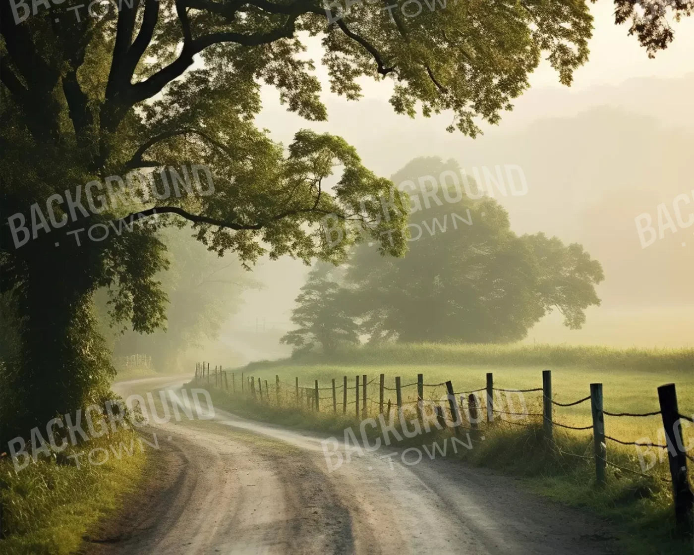 Country Road Ii 10’X8’ Fleece (120 X 96 Inch) Backdrop