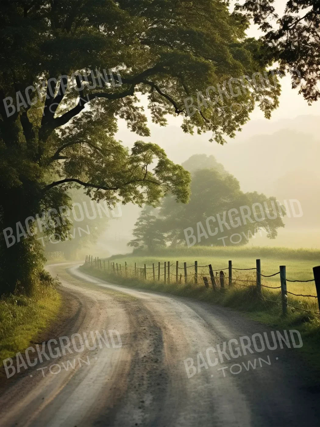 Country Road Ii 6’X8’ Fleece (72 X 96 Inch) Backdrop