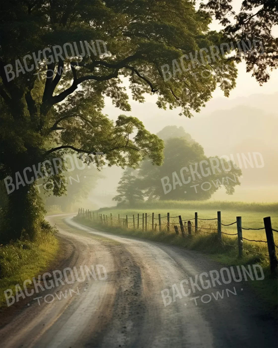 Country Road Ii 8’X10’ Fleece (96 X 120 Inch) Backdrop