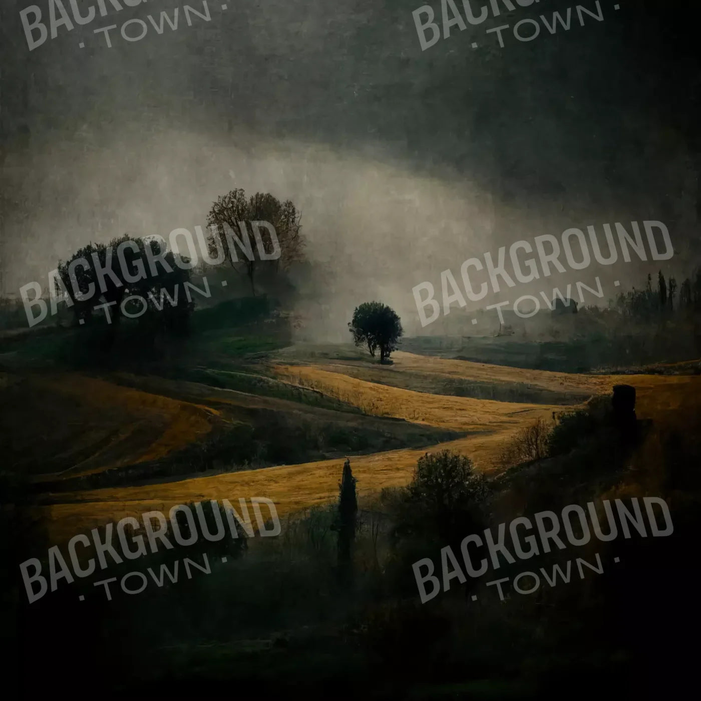Countryside I 8’X8’ Fleece (96 X Inch) Backdrop