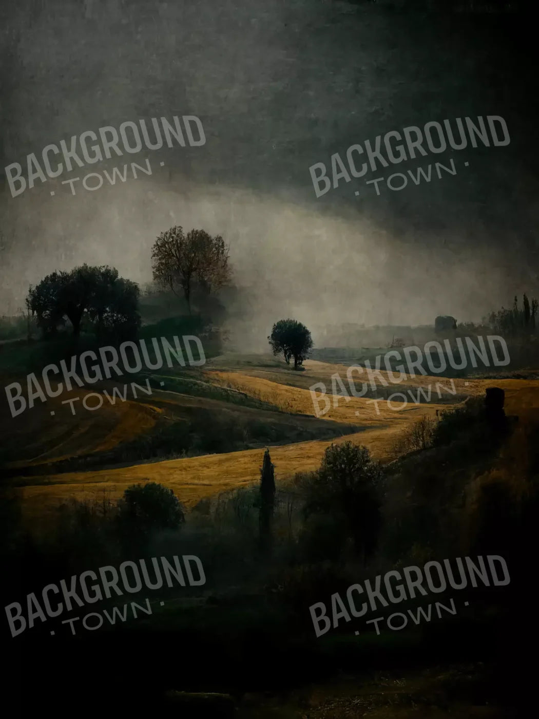 Countryside I 5’X6’8’ Fleece (60 X 80 Inch) Backdrop