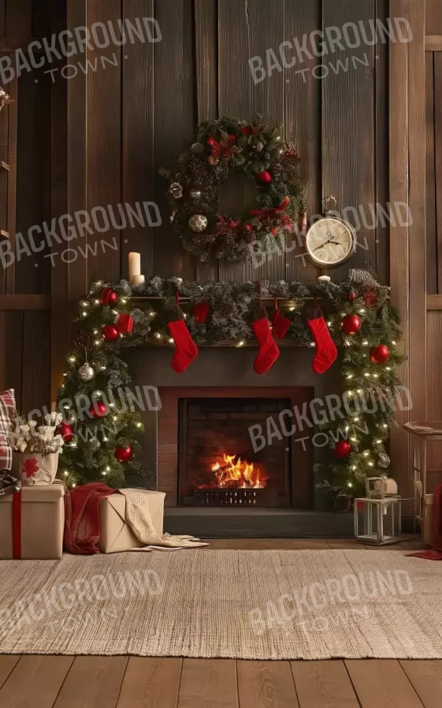 Cozy Cabin Christmas 10’X16’ Ultracloth (120 X 192 Inch) Backdrop