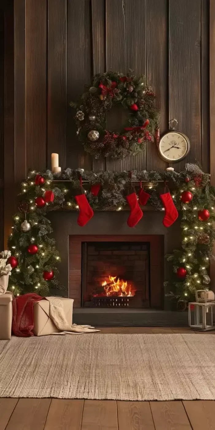 Cozy Cabin Christmas 10’X20’ Ultracloth (120 X 240 Inch) Backdrop