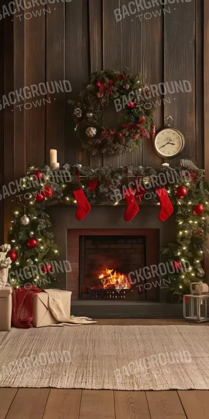 Cozy Cabin Christmas 10’X20’ Ultracloth (120 X 240 Inch) Backdrop