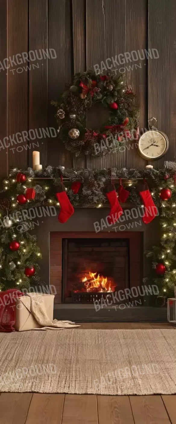 Cozy Cabin Christmas 5’X12’ Ultracloth For Westcott X-Drop (60 X 144 Inch) Backdrop