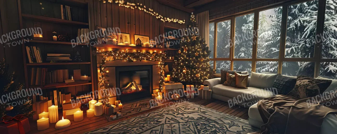 Cozy Christmas Morning Ii 20’X8’ Ultracloth (240 X 96 Inch) Backdrop