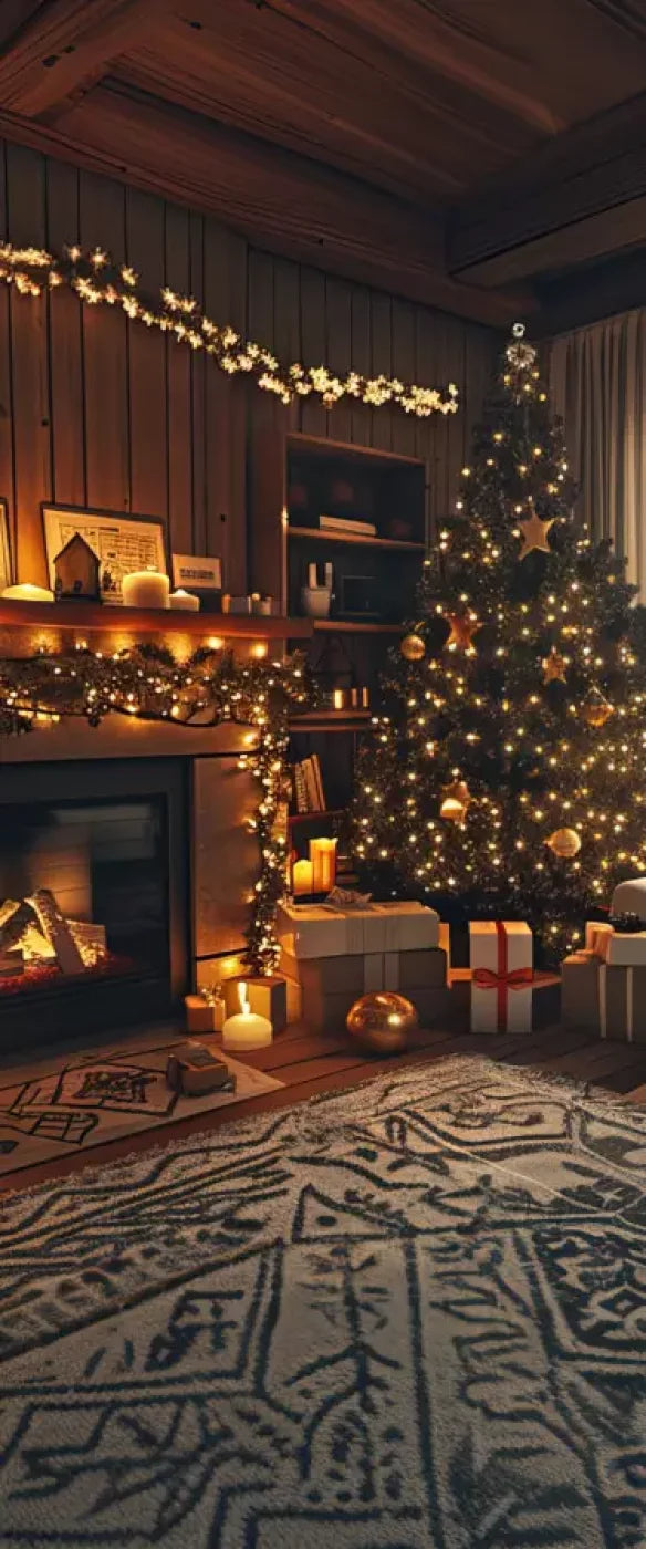 Cozy Christmas Morning Ii 5’X12’ Ultracloth For Westcott X-Drop (60 X 144 Inch) Backdrop