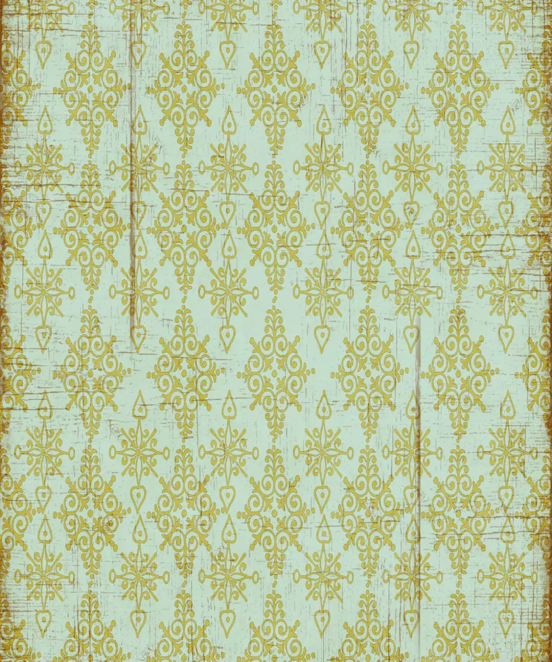 Green Damask Backdrop for Photography