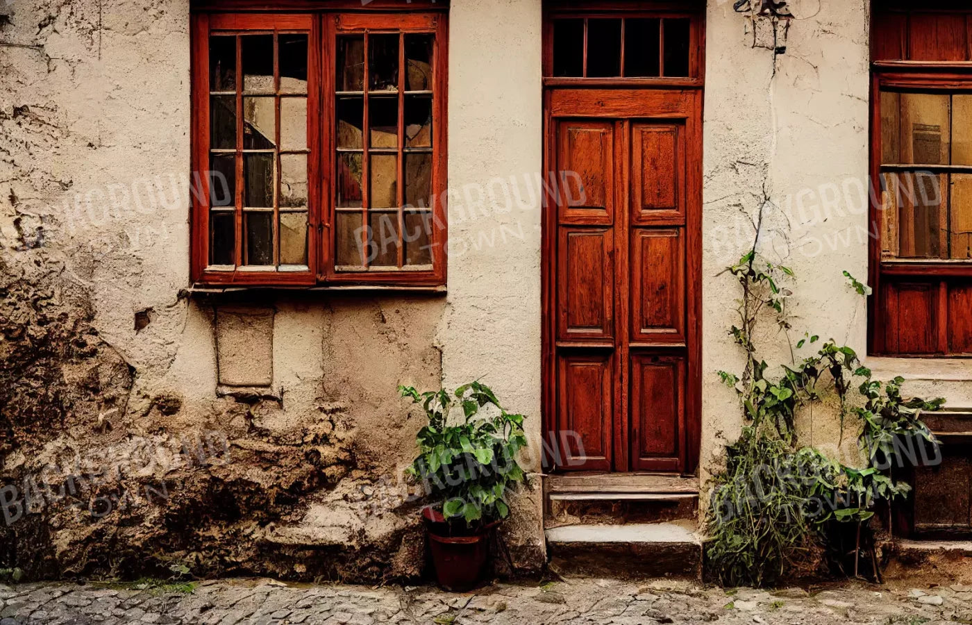 Cozy Street 12’X8’ Ultracloth (144 X 96 Inch) Backdrop