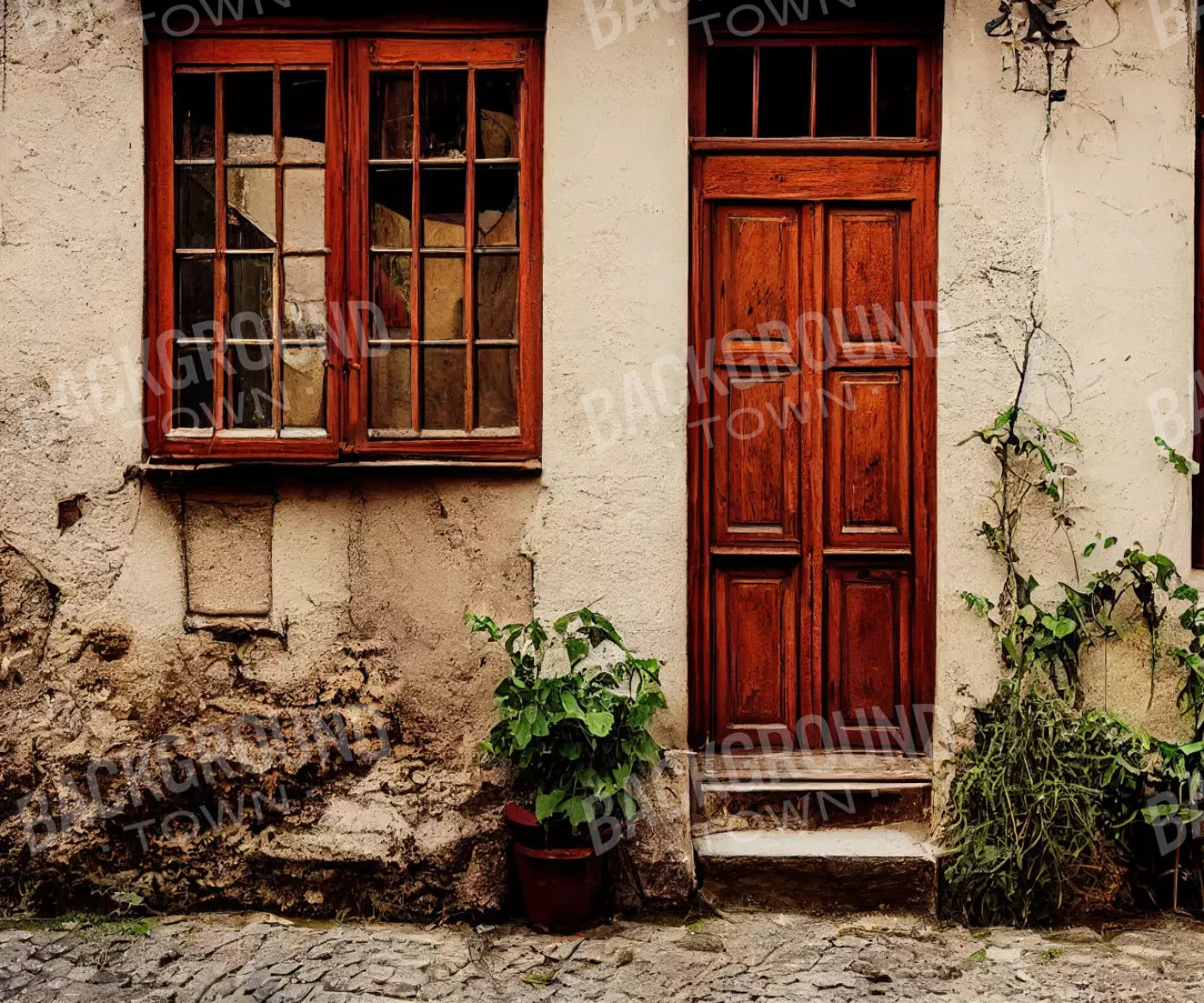 Beige Urban Grunge Backdrop for Photography