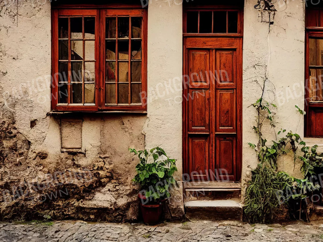 Cozy Street 6’8’X5’ Fleece (80 X 60 Inch) Backdrop