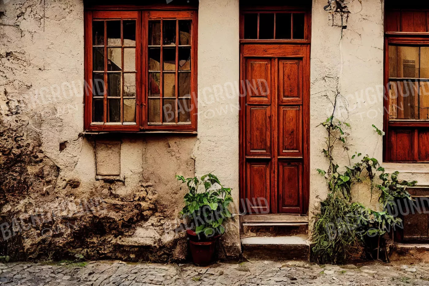 Cozy Street 8’X5’ Ultracloth (96 X 60 Inch) Backdrop