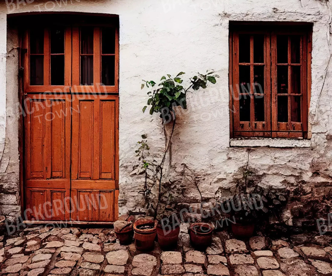 Orange Urban Grunge Backdrop for Photography
