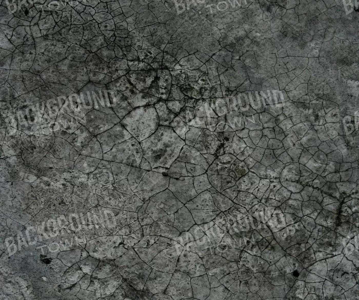 Cracked Concrete Floor 5X42 Fleece ( 60 X 50 Inch ) Backdrop