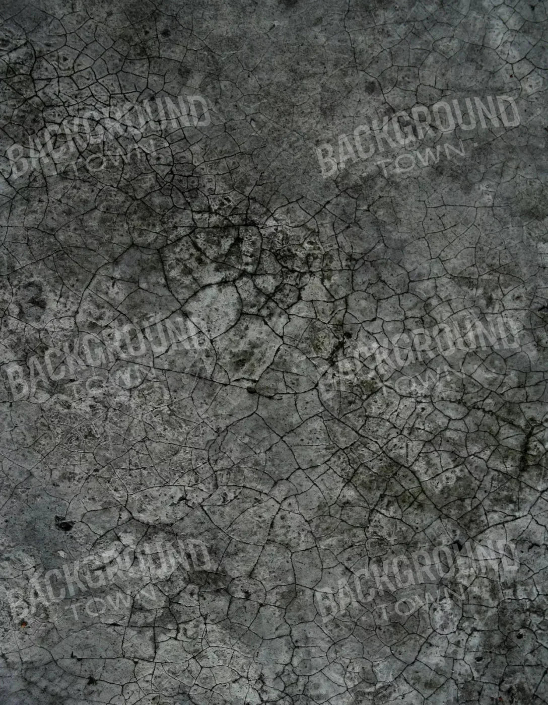 Cracked Concrete Floor 6X8 Fleece ( 72 X 96 Inch ) Backdrop