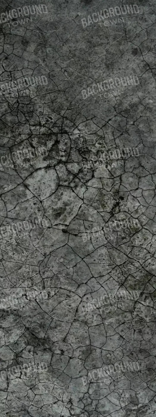 Cracked Concrete Floor 8X20 Ultracloth ( 96 X 240 Inch ) Backdrop