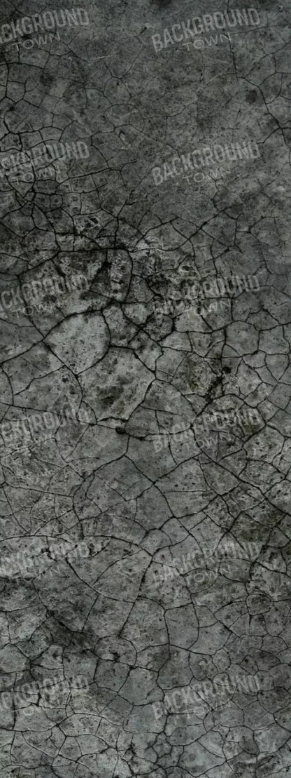 Cracked Concrete Floor 8X20 Ultracloth ( 96 X 240 Inch ) Backdrop