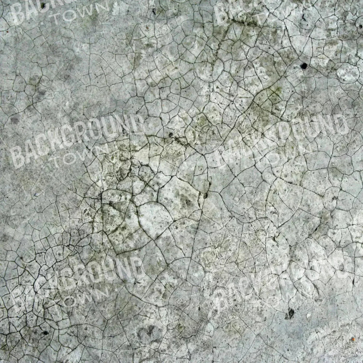 Cracked Concrete Light Rubbermat Floor 5X5 ( 60 X Inch )