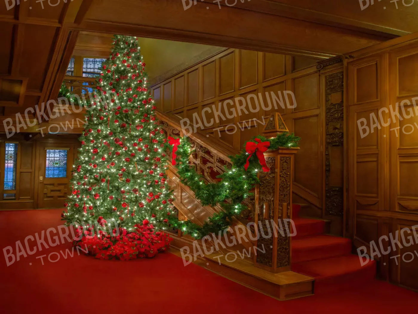 Craftsman Holiday 10X8 Fleece ( 120 X 96 Inch ) Backdrop