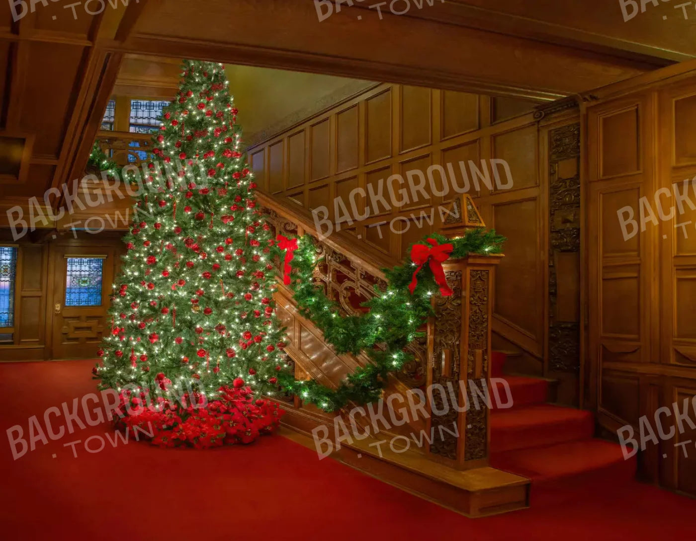 Craftsman Holiday 8X6 Fleece ( 96 X 72 Inch ) Backdrop
