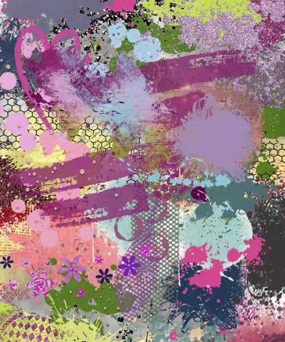 Multi-Color Urban Grunge Backdrop for Photography