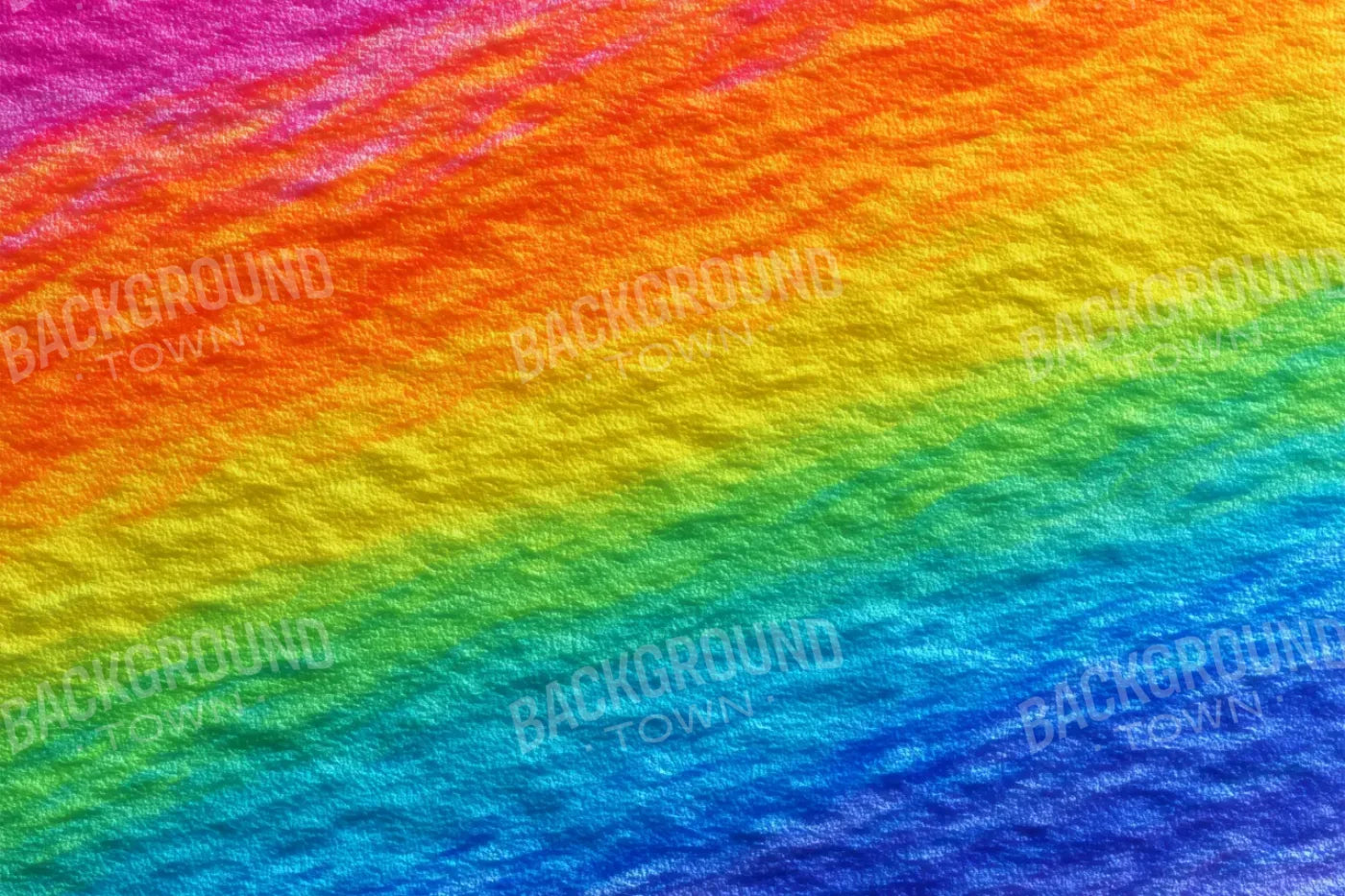 Crayon Rainbow 12’x8’ UltraCloth (144 x 96 inch) Backdrop