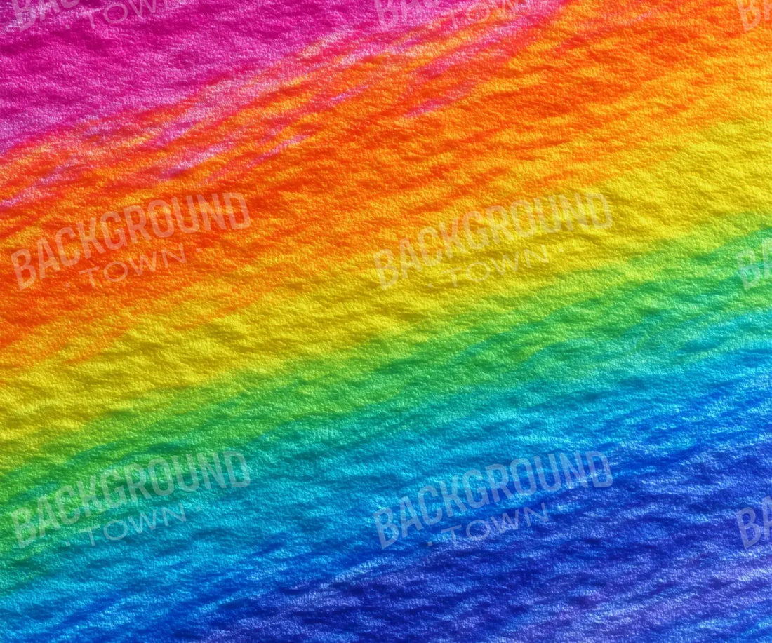 Crayon Rainbow 5’x4’2 Fleece (60 x 50 inch) Backdrop