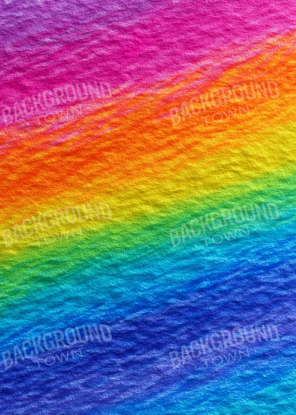Crayon Rainbow 5’x7’ UltraCloth (60 x 84 inch) Backdrop